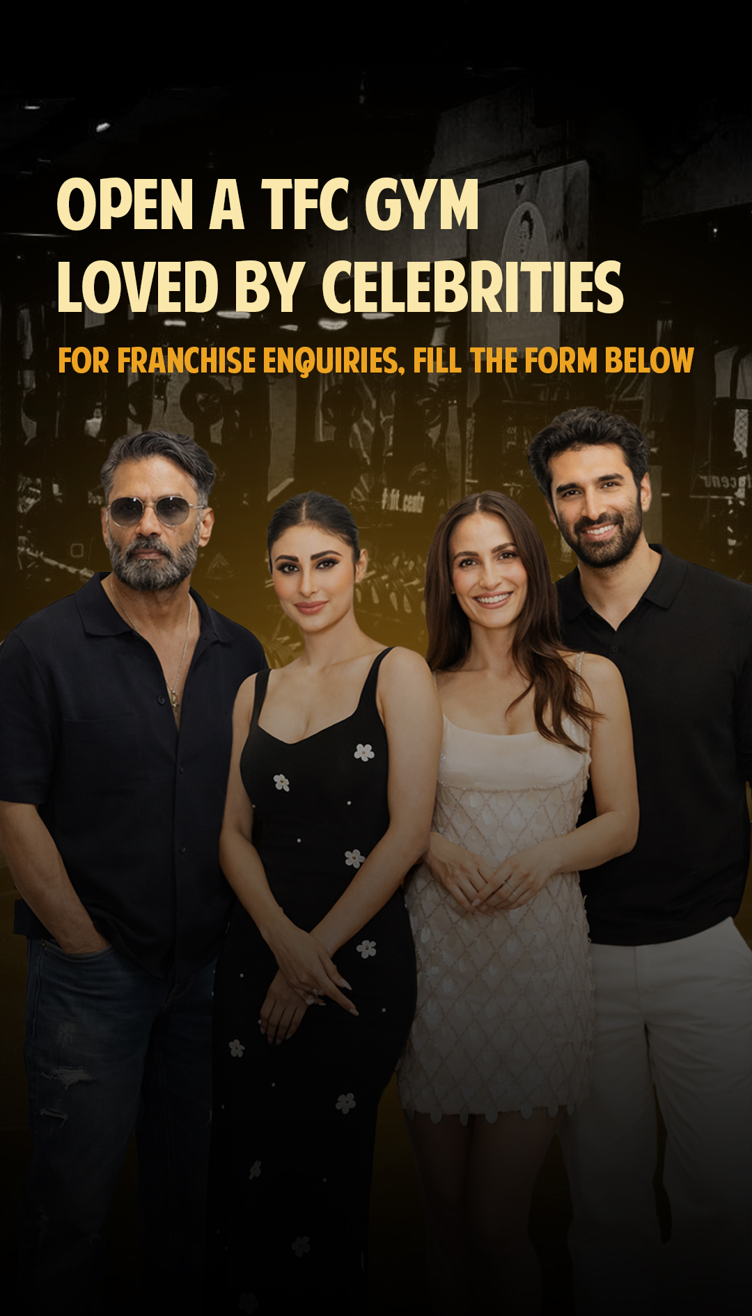 Franchise enquiry poster